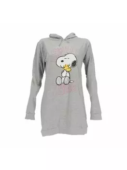 Пуховое одеяло COFI 1453 Snoopy Kapuzenpulloverkleid Sweatkleid, серый