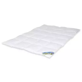 Пуховое одеяло Dream Castle Holstein теплое 135 х 200 см. Доступное всесезонное одеяло Traumschloss