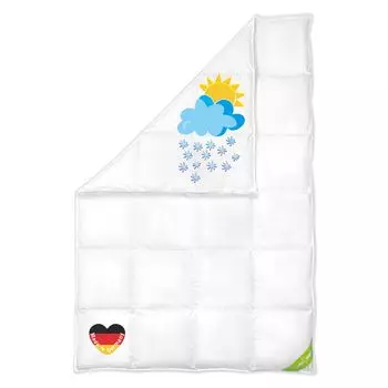 Пуховое одеяло Koru Kids 135х200 см - 100% канадский деревенский пух - пуховое детское - пуховые одеяла 135х200 - Германия - круглогодичное пуховое одеяло