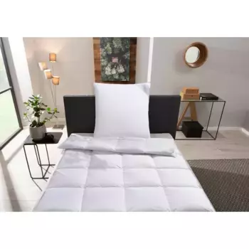 Пуховое одеяло + подушка Otto Keller «STARLIGHT», (экономный комплект, 2 шт., одеяло и подушка), обеспечивает высокий уровень комфорта сна!, белый