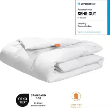 Пуховое одеяло Sleepling, белый