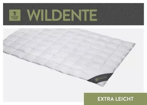 Пуховое одеяло Spessart dream наполнитель: 100% пух: 100% хлопок размер 135x200см класс теплоты экстра легкий Spessarttraum