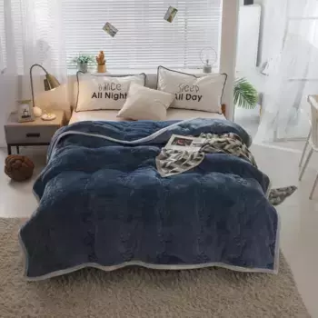 Пуховое одеяло Topchances, темно-синий