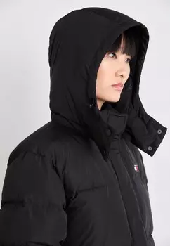 Пуховое пальто ALASKA LONG PUFF Tommy Jeans, черный