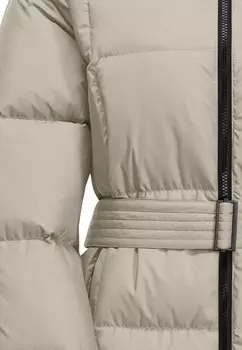 Пуховое пальто Jack Wolfskin, серый