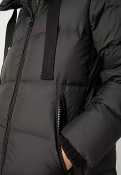 Пуховое пальто LONG COAT FEMININE SHAPE WITH HOOD Marc O'Polo, черный