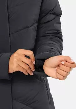 Пуховое пальто MARIENPLATZ Jack Wolfskin, антрацит