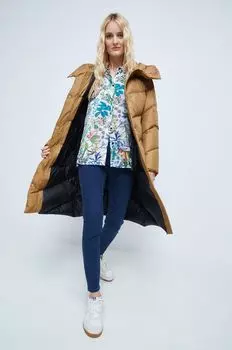 Пуховое пальто Medicine, бежевый