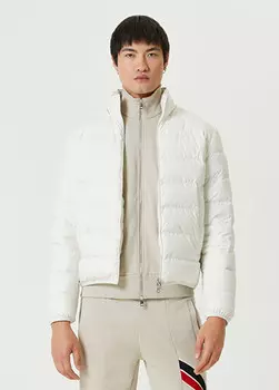 Пуховое пальто Moncler, белый