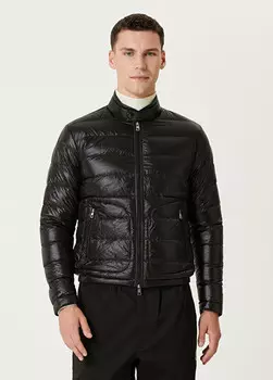 Пуховое пальто Moncler, черный
