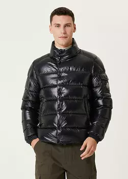 Пуховое пальто Moncler, синий
