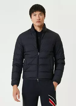 Пуховое пальто Moncler, синий