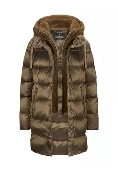 Пуховое пальто MS EBONY Milestone, серо-коричневый