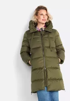 Пуховое пальто Rich & Royal, оливковый