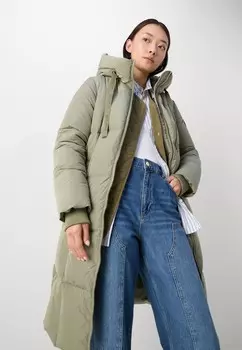 Пуховое пальто SQUARE COAT Mos Mosh, светло-серый