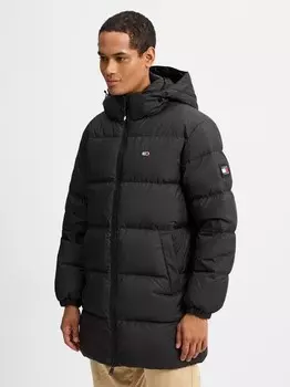 Пуховое пальто Tommy Jeans, черный