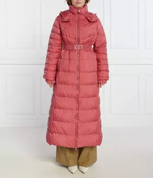Пуховое пальто Twinset, красный