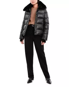 Пуховое пальто Vera с отделкой из овчины Dawn Levy