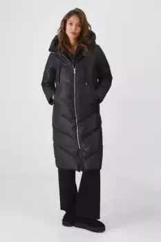 Пуховое плащ Medicine, черный