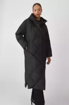 Пуховое плащ Medicine, черный