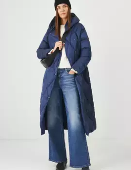 Пуховое плащ Medicine, темно-синий