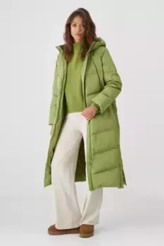 Пуховое плащ Medicine, зеленый