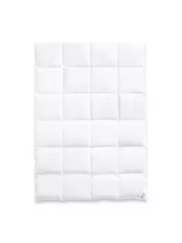 Пуховое всесезонное одеяло King DeLISA - 100% пух Daunenknig, белый