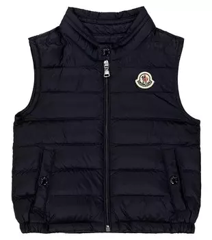 Пуховой жилет Baby New Amaury Moncler Enfant, синий