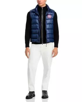 Пуховой жилет Canada Goose Crofton, синий