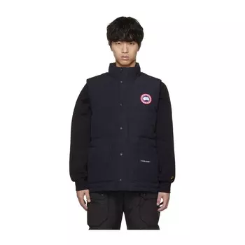 Пуховой жилет Canada Goose, синий/красный