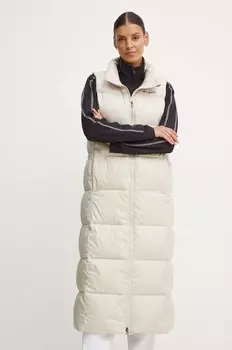 Пуховой жилет Columbia, бежевый