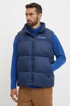 Пуховой жилет Columbia, темно-синий