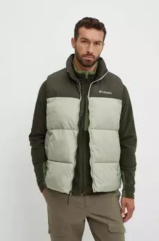 Пуховой жилет Columbia, зеленый