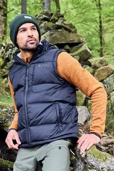 Пуховой жилет Frost Extreme Водостойкий жилет с подкладкой Mountain Warehouse, черный