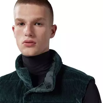 Пуховой жилет Jantzen мужской Moncler Grenoble, темно-зеленый