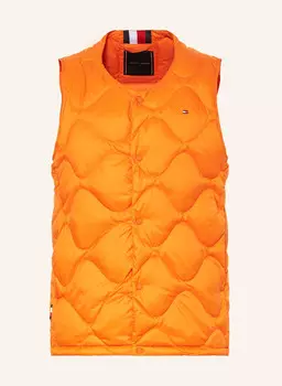 Пуховой жилет Tommy Hilfiger, оранжевый