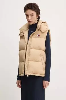 Пуховой жилет Tommy Jeans, бежевый