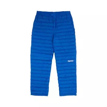 Пуховые брюки Supreme Micro Royal