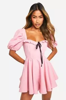 Пуховый комбинезон Milkmaid boohoo, розовый