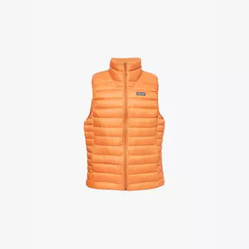 Пуховый свитер, стеганый жилет из переработанного нейлона с рипстопом Patagonia, красный