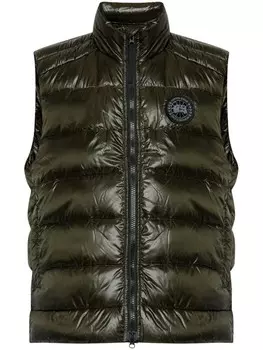 Пуховый жилет Canada Goose Crafton, зеленый