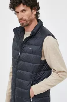 Пуховый жилет Gant, черный