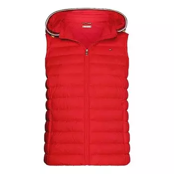 Пуховый жилет Tommy Hilfiger Essential, ярко-красный