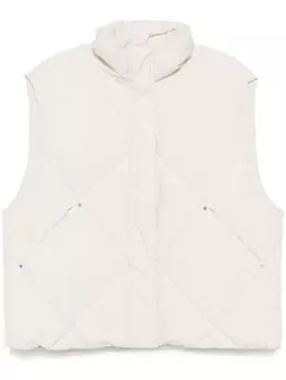 Пуховый жилет Tout a coup, белый