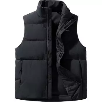 Пуховый жилет унисекс Jeep, бежевый