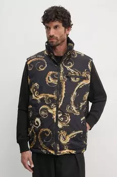 Пуховый жилет Versace Jeans Couture, черный
