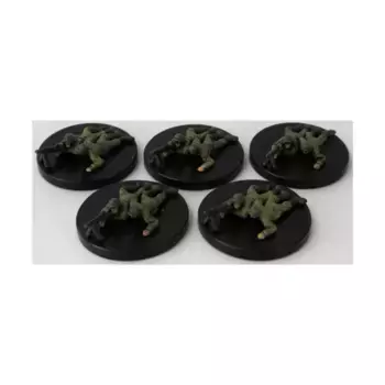 Пулеметная команда MG 42 (U) x5, Axis & Allies - Collectible Miniatures Game - Base Set Singles