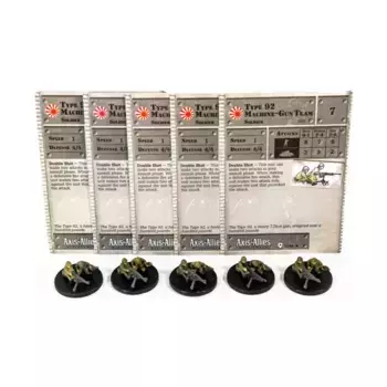 Пулеметная команда Тип 92 (1939-1945) (У) x5, Axis & Allies - Collectible Miniatures Game - 1939-1945 Singles