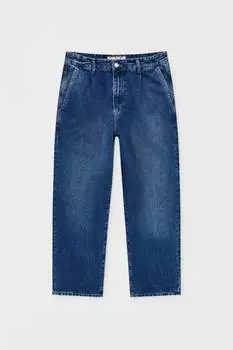 Pull&Bear Basic Baggy Fit, синий