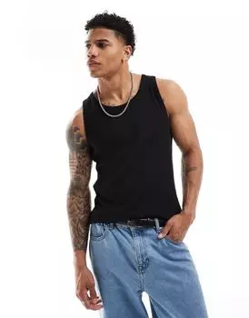 Pull&Bear – Черная футболка